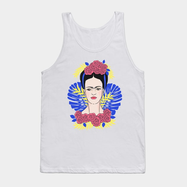 Tribute to Frida Tank Top by emanuelacarratoni